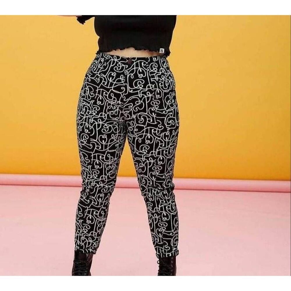 Lucy&Yak Camden trousers in squiggles sz 26x30